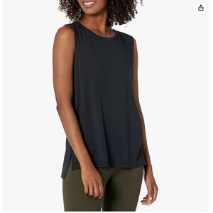 Amazon Essentials Yoga CORE 10 Women's XL‎ Black Sleeveless Tank Top